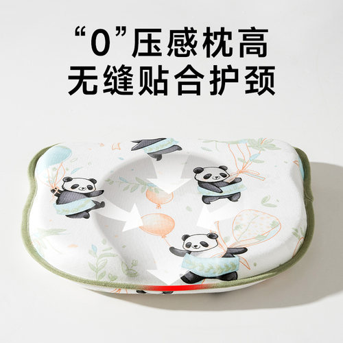 硅胶定型枕头婴儿0到6个月以上幼儿宝宝1一3岁纠正头型夏季专用枕 - 图2