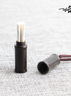 一世长安吊坠项链雁来传信竹筒