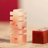 张小凤 Счастливые персонажи и подарочная коробка SEAL, Странство для резьбы печати, высокий клад, до двойного достоверного печать, индивидуальная каллиграфия, гравюра, название печати, помолвка пары, свадебный подарки подарка, подарки, фестиваль в середине осени