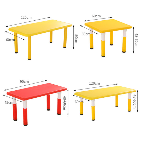 Детский комплект стола и стульев для детского сада, прямоугольный письменный стол