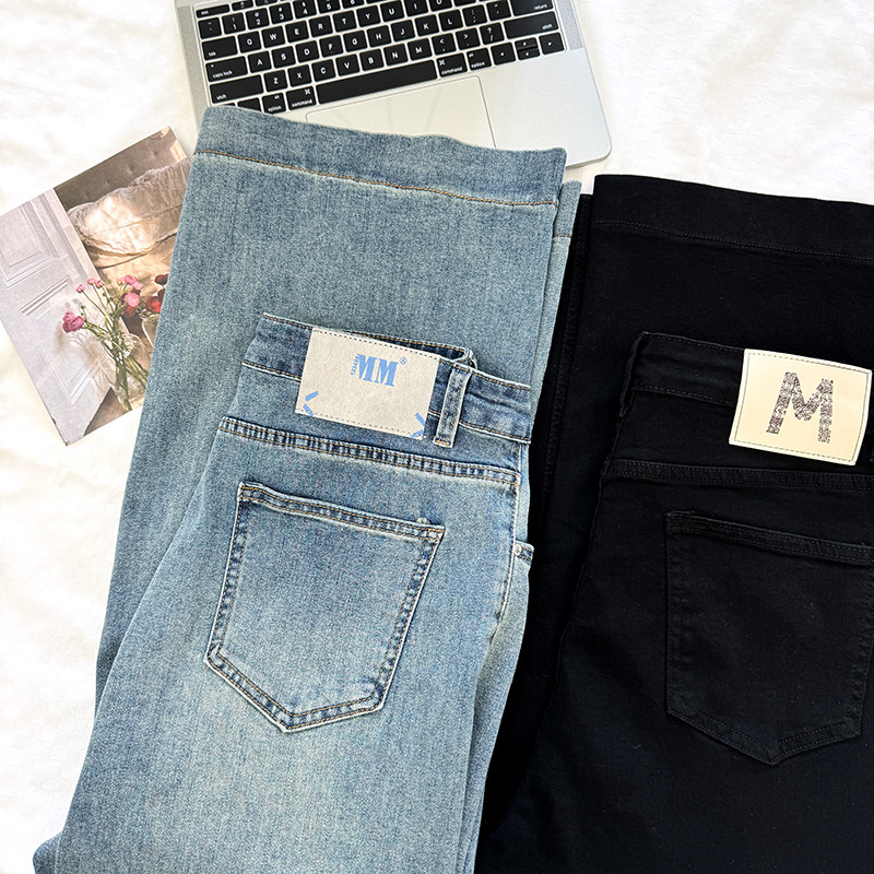 大码直筒牛仔裤女2025秋季高腰宽松女裤梨形显瘦奶奶裤胖mm裤子秋,淘宝优惠券,粉丝福利购,淘宝优惠卷