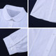 Girls' White Western Style Lace Shirt for Primary and Secondary School Students