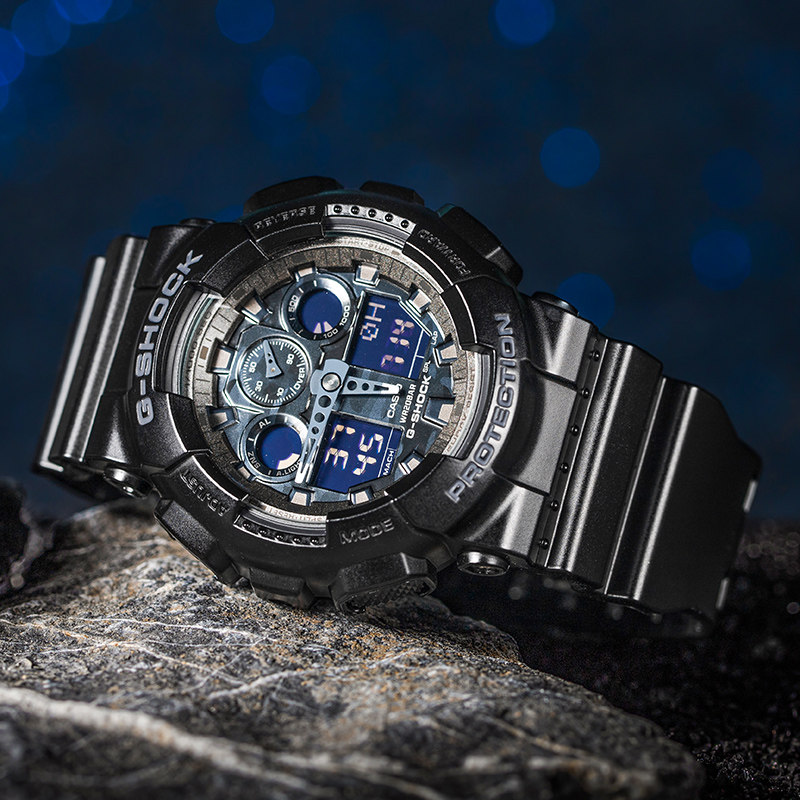 卡西欧拆弹专家gshock华仔同款迷彩防水运动手表男GA-100CF-1A 9