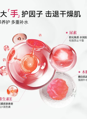 日本资生堂护手霜尿素红罐保湿