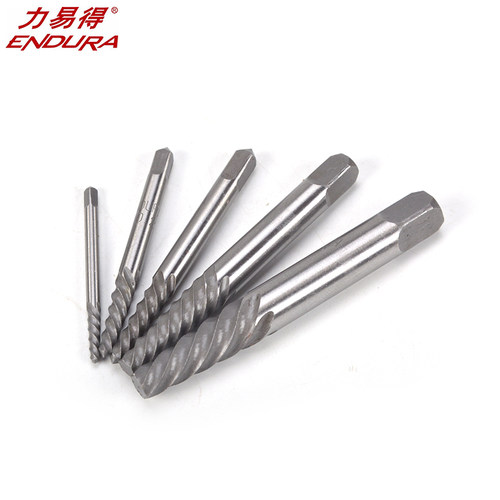 力易得取丝器 断丝取出器断头螺丝取出器反牙丝锥神器5件装E0208 - 图1
