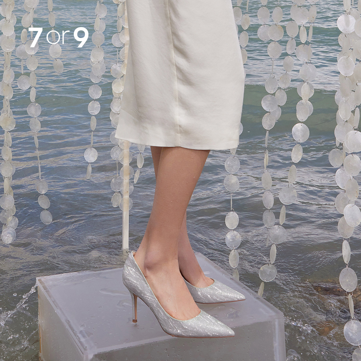 7or9 wedding shoes women's high heels wedding dress Xiuhe bridal shoes