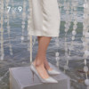 7or9 wedding shoes women's high heels wedding dress Xiuhe bridal shoes