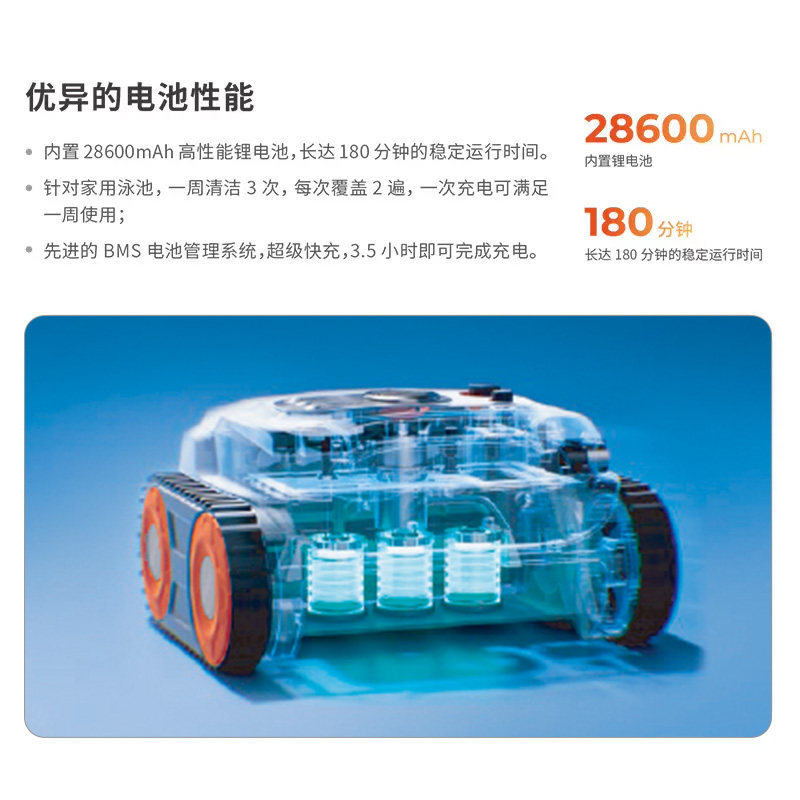 戴思乐游泳池吸污机全自动鱼池吸污机吸污设备智能清洁机器人无线,淘宝优惠券,粉丝福利购,淘宝优惠卷