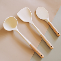 Tree silicone Silicone Shovel Spoon Suit Kitchen Saute Pan Shovel Soup Spoon Cooker complete cookware spoon shovel Spoon Rice Spoon 906