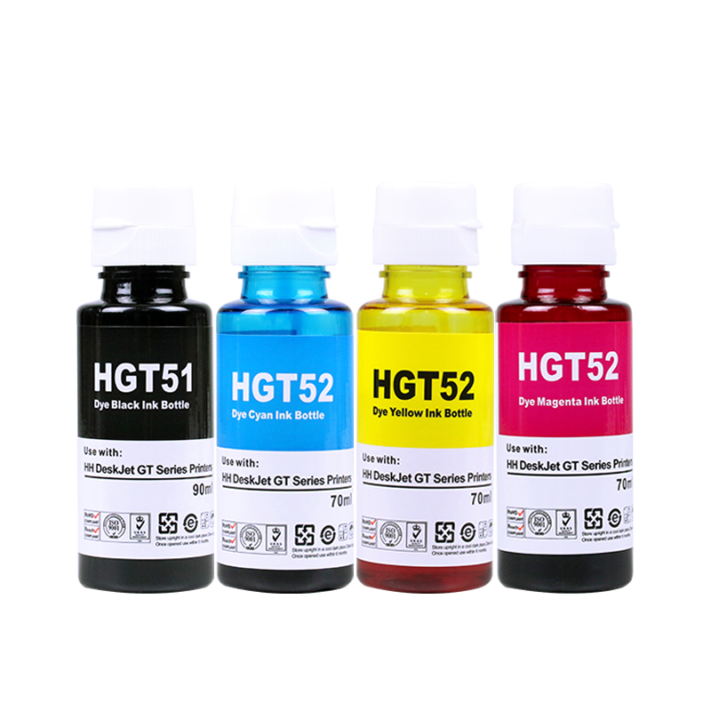 适用惠普GT51/GT52墨水HP Smart Tank 511 518 519 Ink 310 311 410 411 418 319打印机连供墨水GT53XL墨盒 - 图0