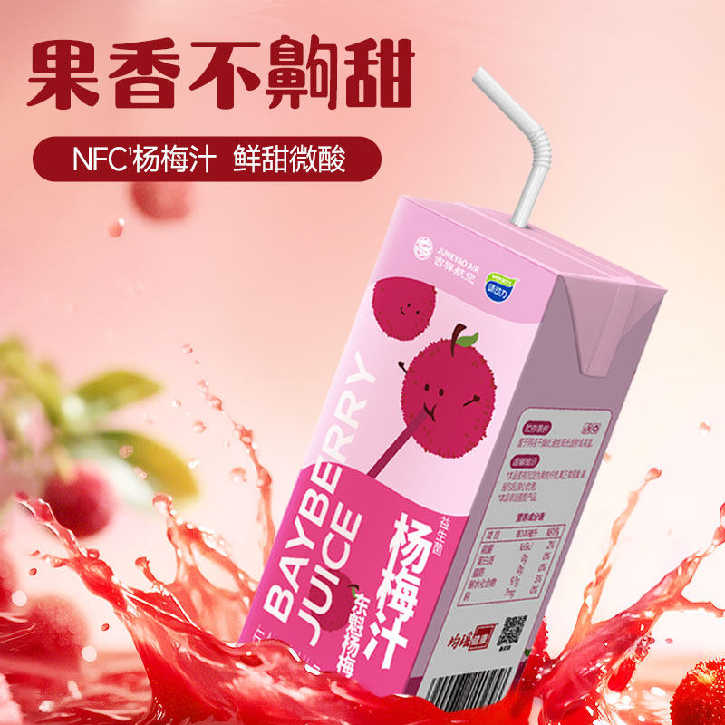 【交个朋友年货节】味动力益生菌杨梅汁200ml*12瓶装解腻解渴饮料