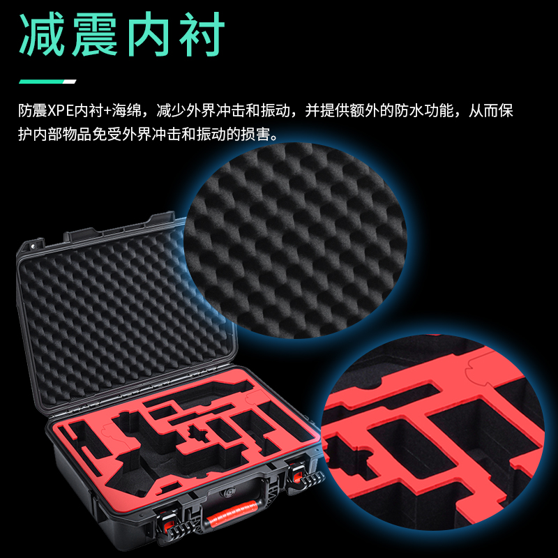 STARTRC适用DJI大疆RS 4收纳箱RS3 Mini/Pro手持云台稳定器如影S RoninS专用手提包箱安全防爆全套配件保护盒-图3