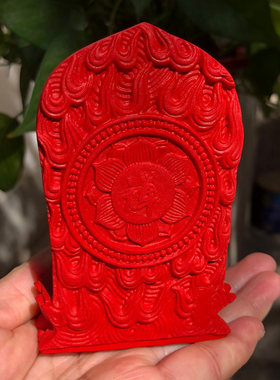 朱砂福德正神土地婆土地爷保平安招财镇宅供奉佛像摆件家居神像