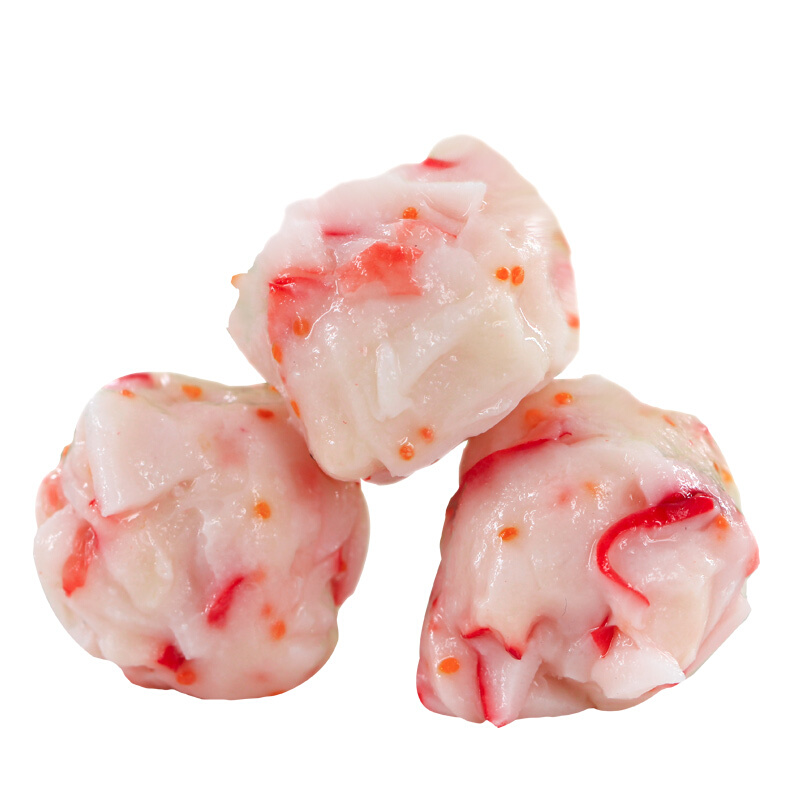 5 pounds of imitation lobster balls, frozen shrimp-flavored fish balls, hot pot balls, spicy hotpot, Oden skewers, ingredients, commercial free shipping