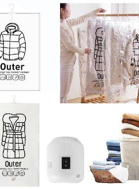 Hanging Compressible Storage Bag Reusable Clothes