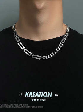 FDK粗链古巴链情侣嘻哈潮牌项链