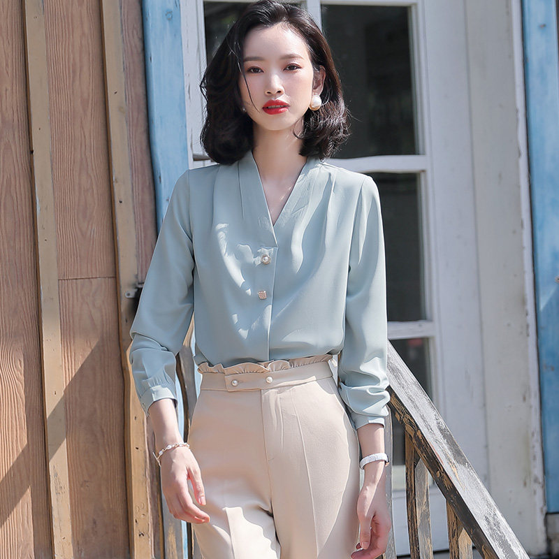 欧阿玛施旗舰店官网2020秋季衬衫 欧阿玛施旗女装衬衫