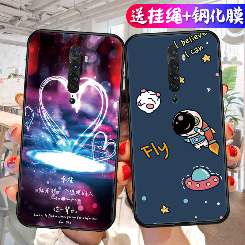 适用OPPOReno2手机壳OPPO reno2男女新款opopreno2全包防摔opreno保护套PCKM00软硅胶0pp0ren02创意remo网红 - 图2