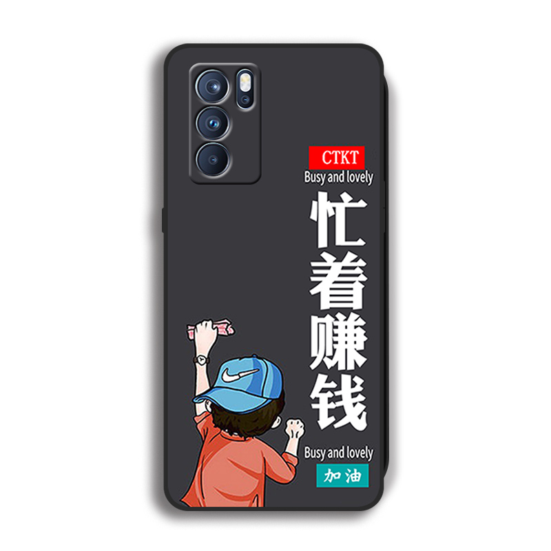 oppoReno6Pro5G手机壳opreno6pro硅胶oppo reno6por防摔opp卡通0ppo磨砂opporneo6pr0励志oppopepmoo女款网红 - 图3