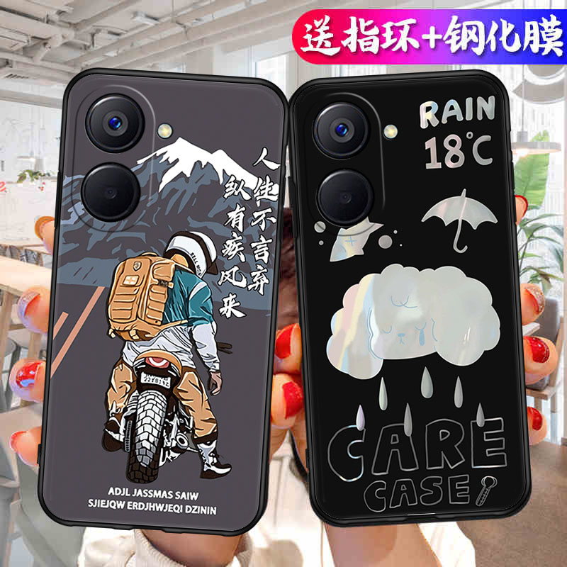 适用于realme10Pro手机壳RMX3663网红realme真我10pro防摔realme10pr0软壳realme10por男女保护套卡通创意潮 - 图2