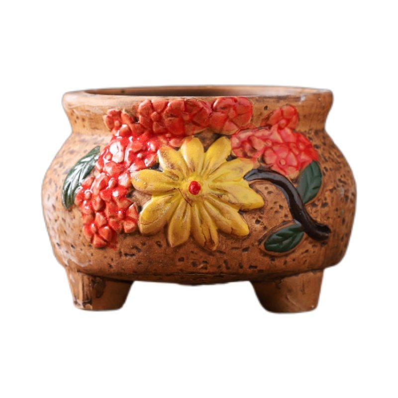 陶瓷花盆大口径粗陶透气简约多肉植物控根盆绿萝花盆特价清仓陶罐,淘宝优惠券,粉丝福利购,淘宝优惠卷