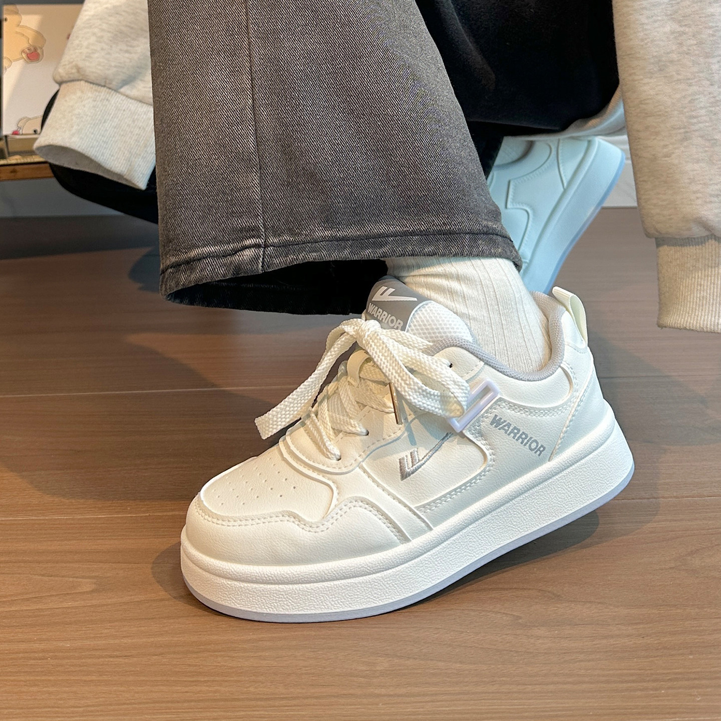 回力鞋子女春季新款百搭爆款面包鞋厚底韩系小白鞋女休闲运动板鞋,淘宝优惠券,粉丝福利购,淘宝优惠卷