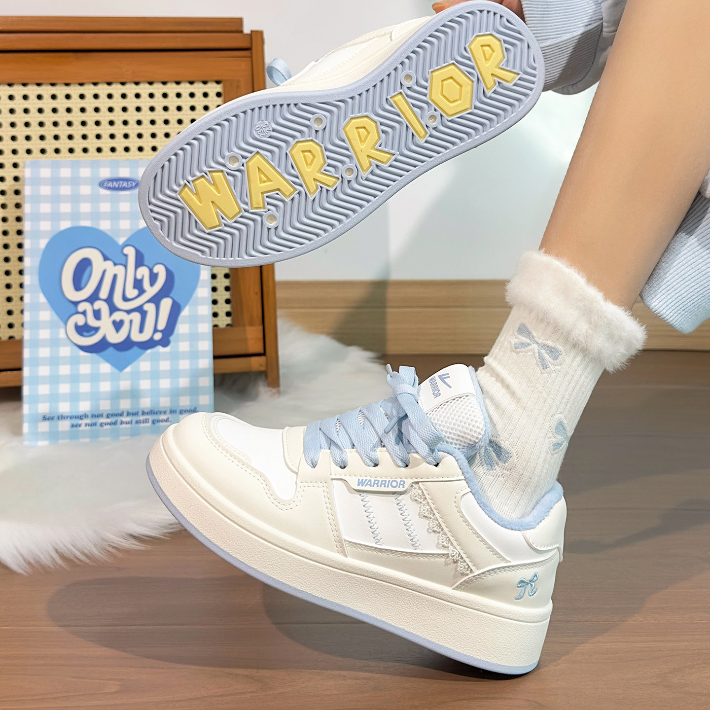 回力芭蕾冬季加绒小白鞋女2025新款韩版厚底二棉鞋初中生保暖板鞋,淘宝优惠券,粉丝福利购,淘宝优惠卷