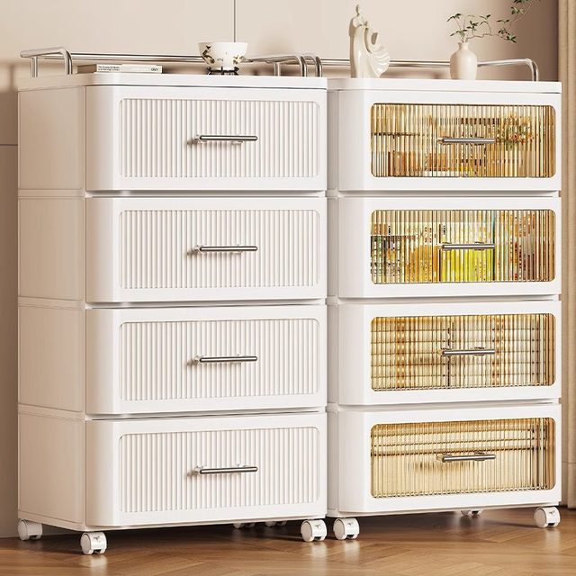 Taili storage cabinet drawer type household storage cabinet living room snack baby cabinet bedroom bedside box cabinet