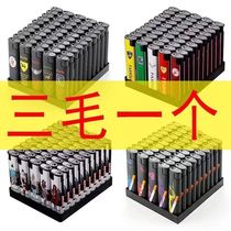 Commercial super-style disposable windproof personality bag painting lighter custom made with lettering and character fire grinding wheel electronic imprint