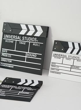 电影开拍牌导演板便携式action开机板打板新款道具拍