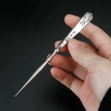 Ретро -экипаж из нержавеющей стали иглы для стрельбы обувь инструмент инструмент прохождение на шестной шестной шестной шесте