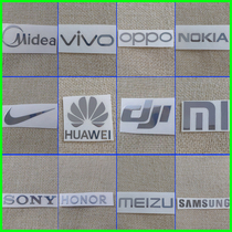 Suitable for Huawei Metal logo Phone sticker Xiaomi metal label large territory Samsung SONY DROP GLUE BACK STICKER