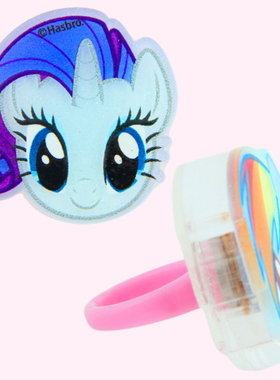 小马宝莉紫悦儿童小戒指发光