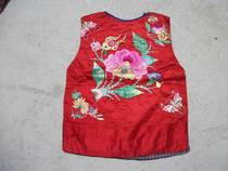 Lan] 12222 Flower butterfly embroidered red canon shoulder