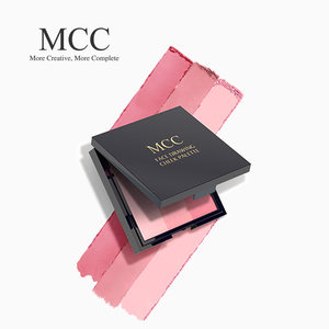 韩国进口MCC彩妆三色星闪修颜腮红正品裸妆自然提气色高光一体盘