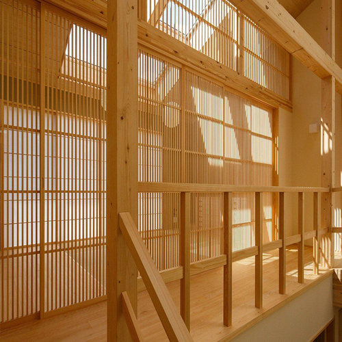 日式推拉门定制原木极简风格栅隔断门别墅禅室茶室书房移门格子门 - 图1