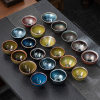 Jianyang Jianzhan Ceramic Kiln-changed Oil Drop Raw Ore Iron Body Master Cup Kung Fu Tea Cup Tea Tasting Cup Tea Set Tea Bowl