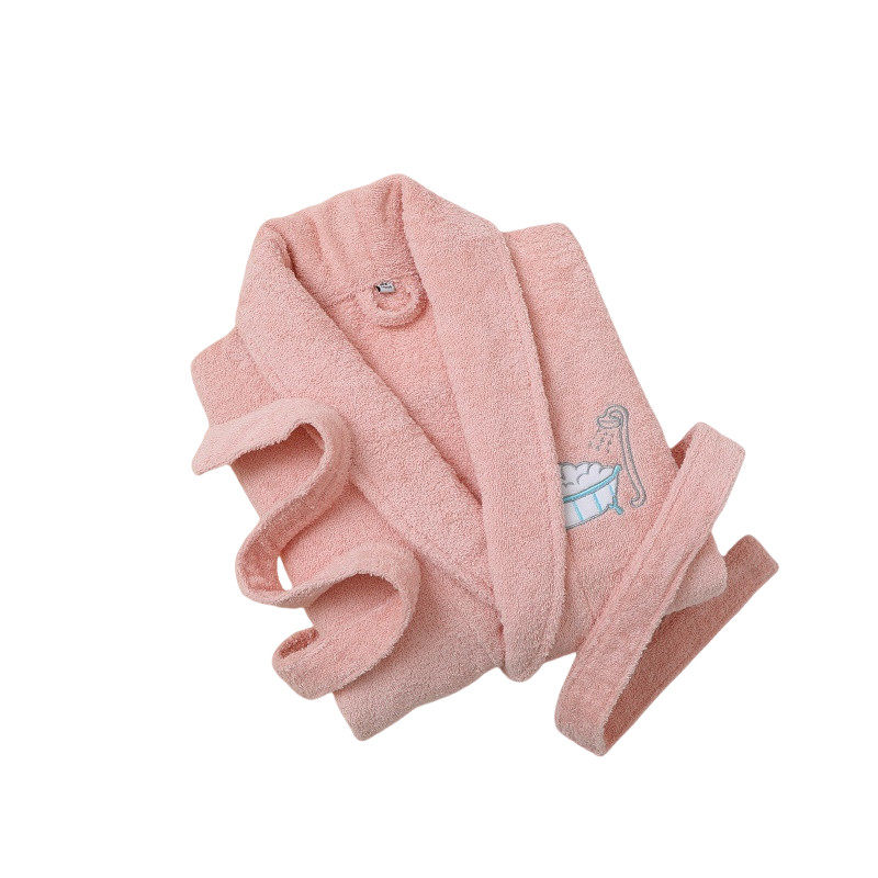 儿童浴袍毛巾料加厚纯棉翻领青少年高端浴衣酒店睡袍加长毛圈睡衣,淘宝优惠券,粉丝福利购,淘宝优惠卷