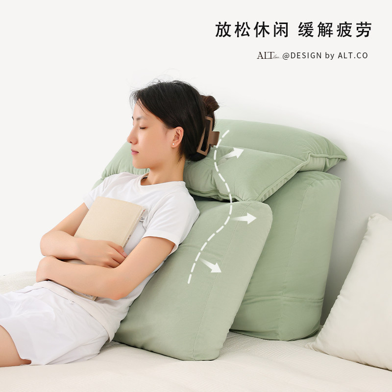 2025新款床头靠枕软包榻榻米床上靠背护腰垫沙发玩手机靠垫可拆洗,淘宝优惠券,粉丝福利购,淘宝优惠卷