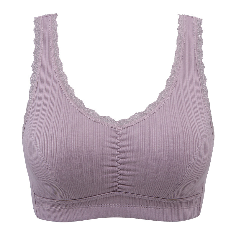 中年女纯棉无钢圈中老年50岁款文胸 缇恩曼文胸