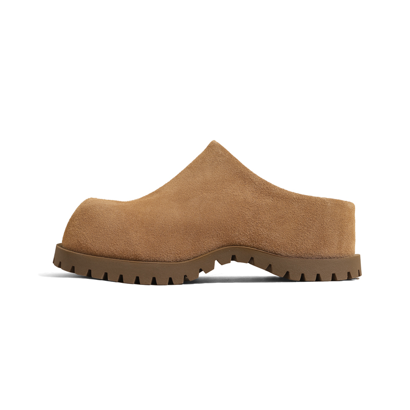 卡米高6cm增高勃肯鞋女款2025新款潮流足弓支撑一脚蹬包头半拖鞋 - 图3