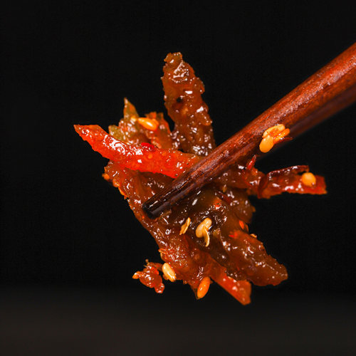 登荣龙须牛肉丝辣条零食麻辣儿时牛肉丝烧烤味爽辣香辣条小吃 - 图3