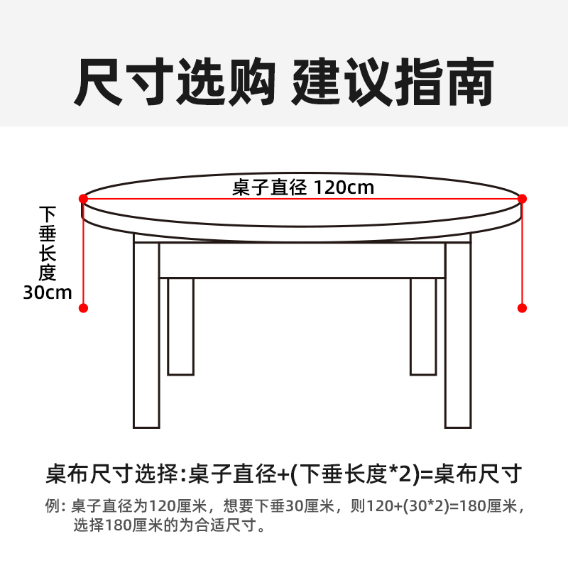 2024新款桌布防水防油防烫免洗餐桌垫圆形台布纯色大圆桌布高级感