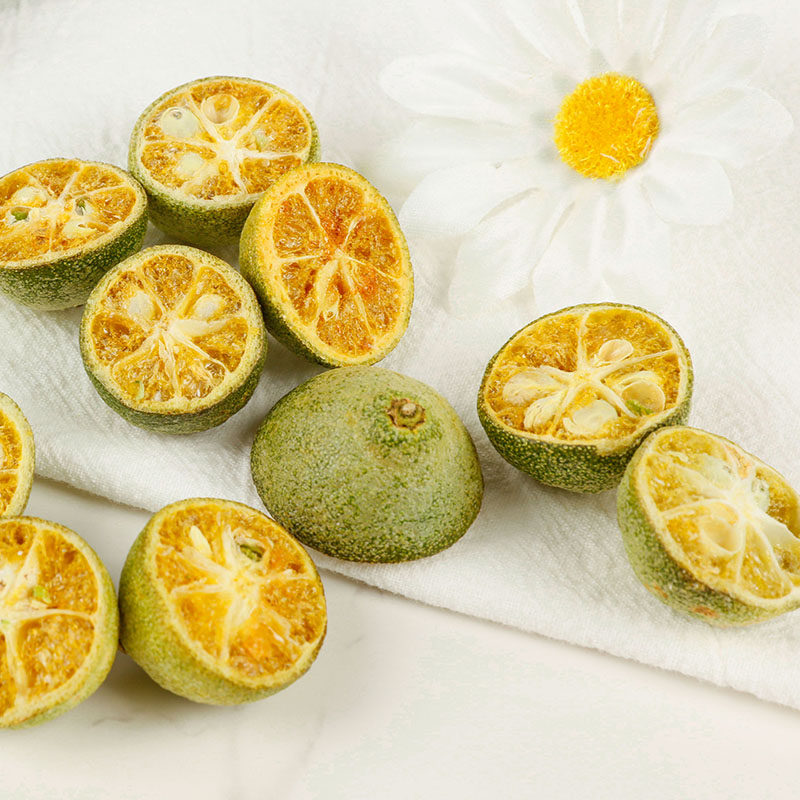 冻干青桔金桔干柠檬片百香果 沁晚香花果果粒茶