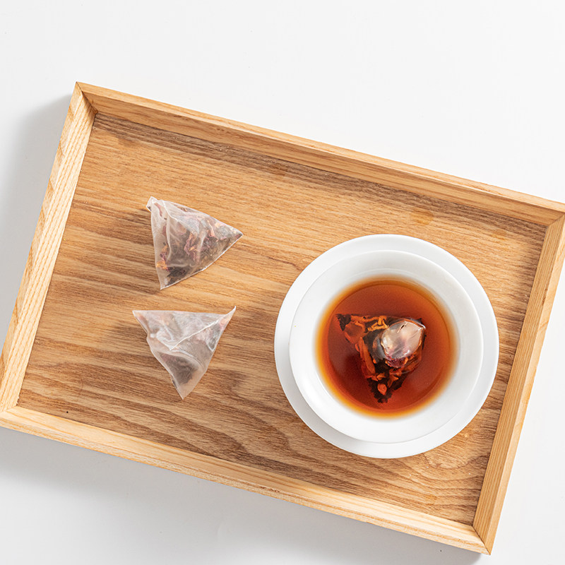 玫瑰普洱茶组合花茶三角冷泡茶包 沁晚香代用/花草茶