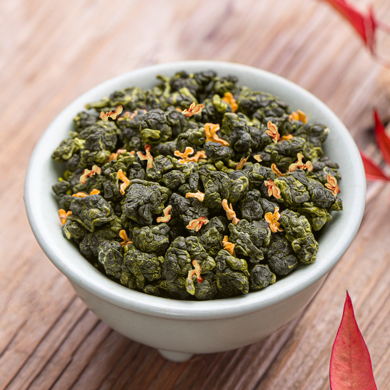 特级铁观音2021新茶养生桂花乌龙茶 沁晚香代用/花草茶