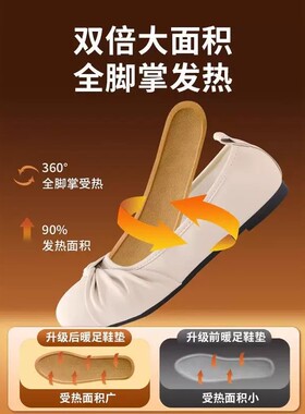 自发热鞋垫冬季脚底防冻保暖加热暖足贴男女通用暖宝宝一次性鞋垫