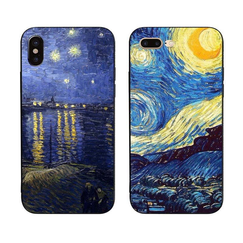 适用于梵高莫奈油画华为P30/P20/P10/P9plus手机壳nova4硅胶mate9 - 图1