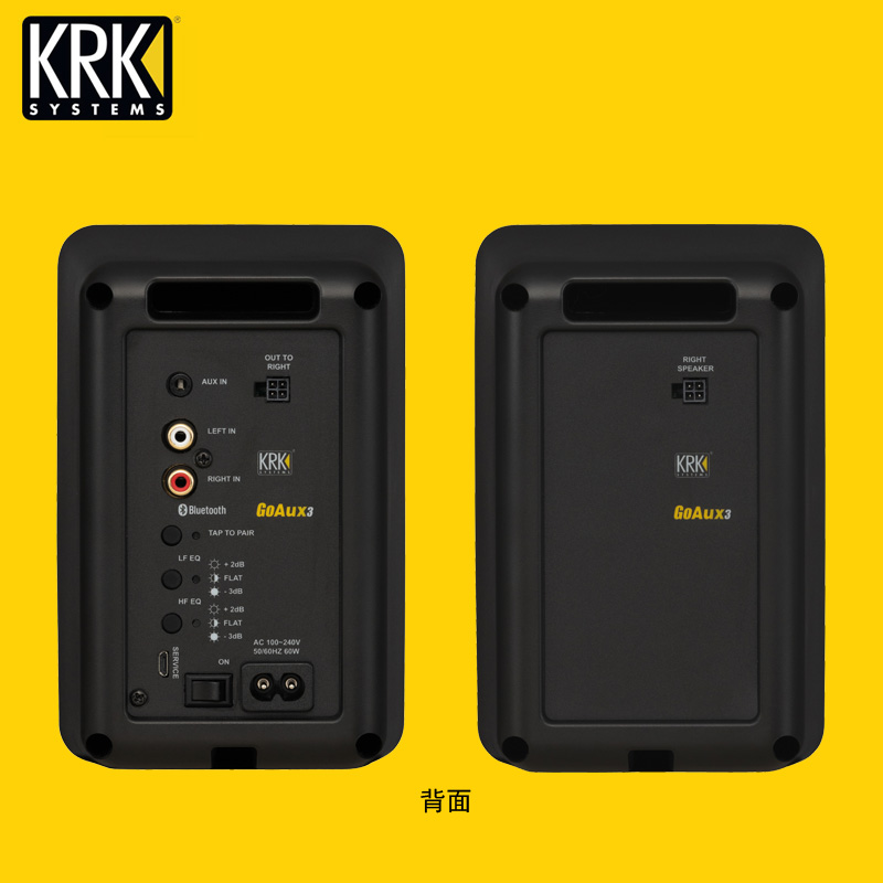 【官方专卖店】KRK GoAux3 专业工作室有源监听音箱DJ3寸蓝牙音箱 - 图2