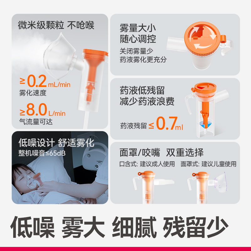 Nebulizer children adult Vader medical compression nebulizer